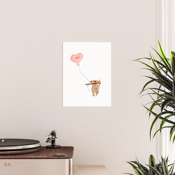 Furry Helper Heart You Print Poster Gallery Image 2