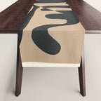 Abstract Ink 1 Table Runner Gallery Image 1