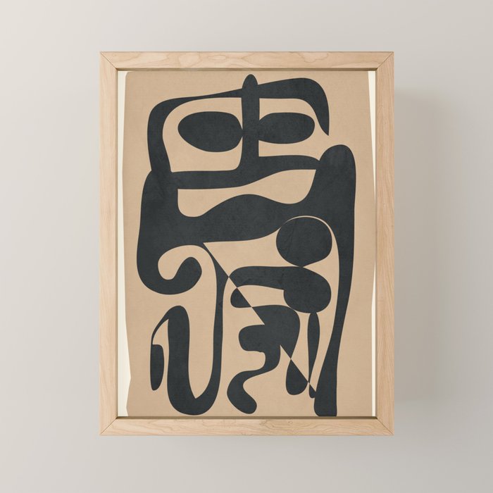 Abstract Ink 1 Mini Art Print Gallery Image 1