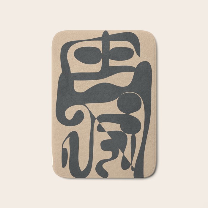 Abstract Ink 1 Bath Mat Gallery Image 1
