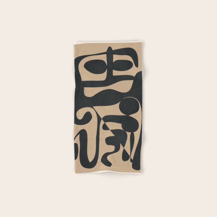 Abstract Ink 1 Bath Towel Gallery Image 1