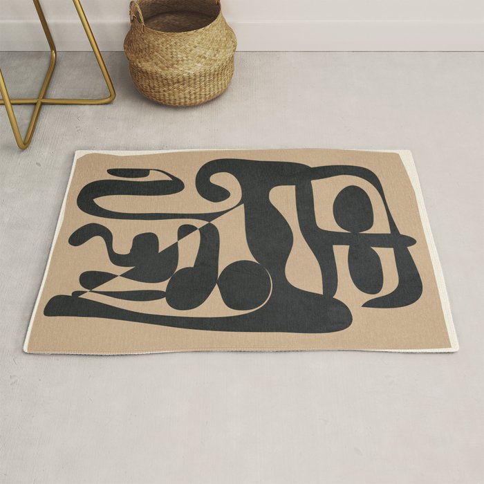Abstract Ink 1 Rug Gallery Image 1