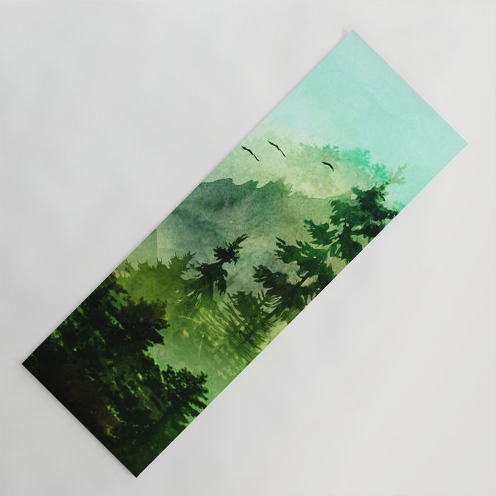 Mountain Morning Yoga Mat Gallery Image 1