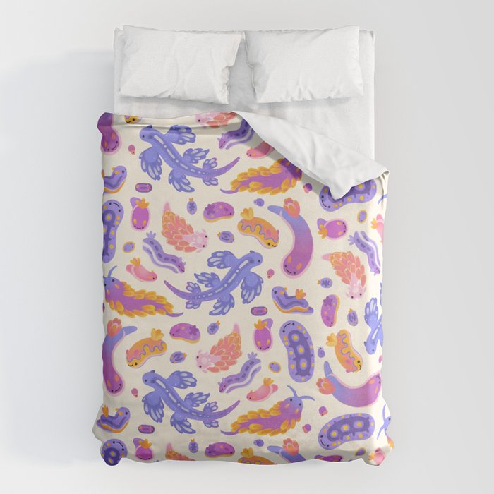 sea slug - pastel Duvet Cover Gallery Image 6