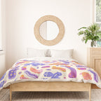 sea slug - pastel Duvet Cover Gallery Image 3