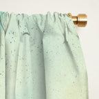 Teal Abstract Window Curtain Gallery Image 2