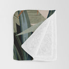 Jungle Abstract 10 Throw Blanket Gallery Image 3