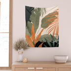 Jungle Abstract 10 Wall Tapestry Gallery Image 2