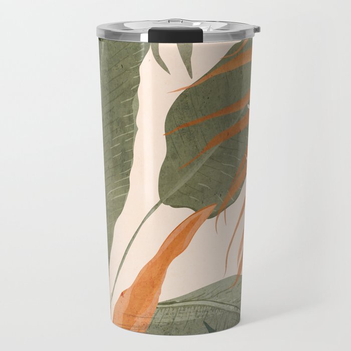 Jungle Abstract 10 Travel Mug Gallery Image 1