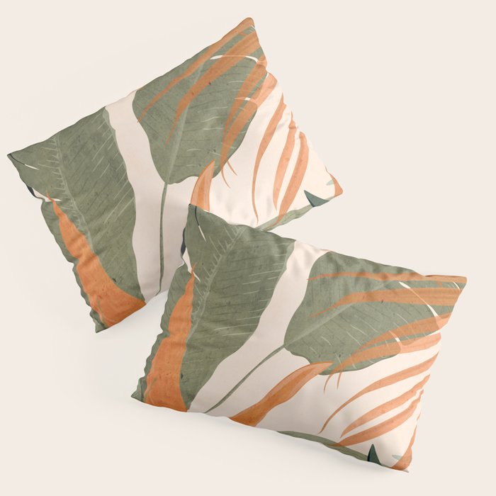 Jungle Abstract 10 Pillow Sham Gallery Image 1