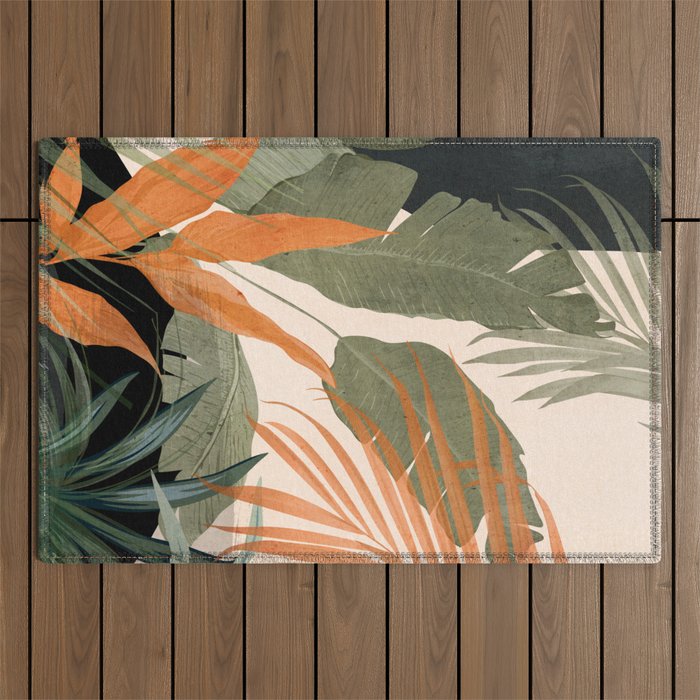 Jungle Abstract 10 Outdoor Rug Gallery Image 1