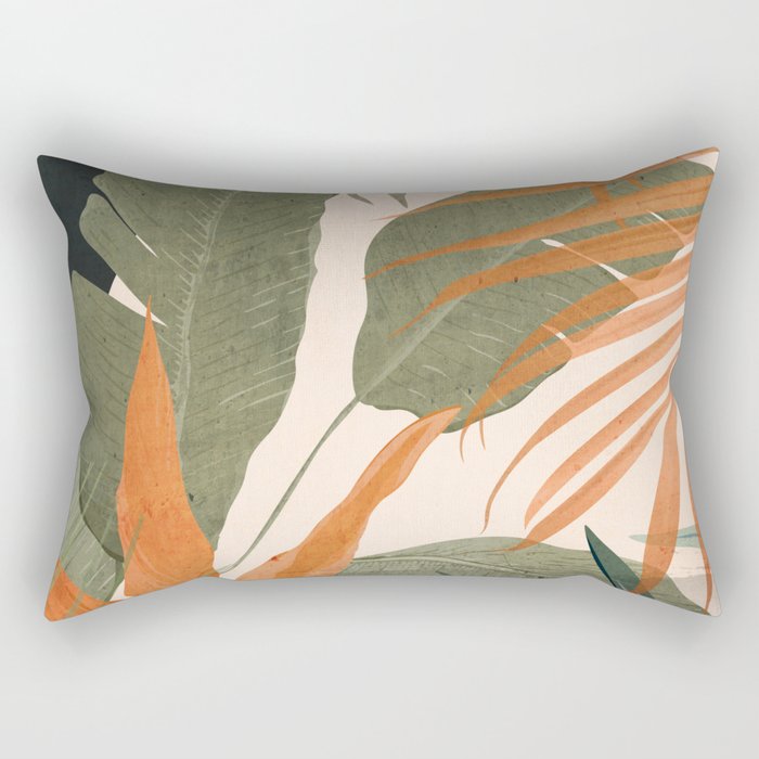 Jungle Abstract 10 Rectangular Pillow Gallery Image 1