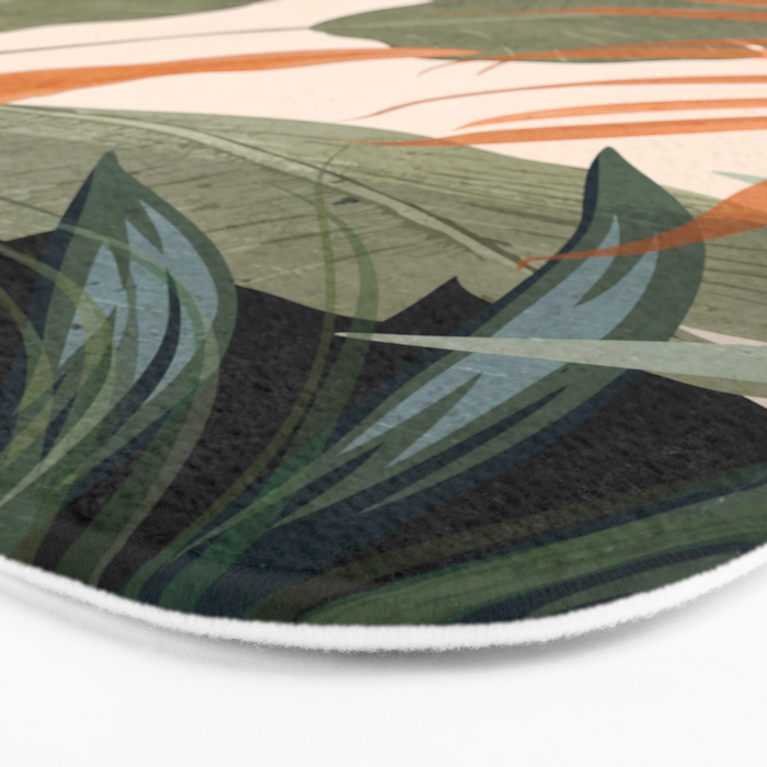 Jungle Abstract 10 Bath Mat Gallery Image 3