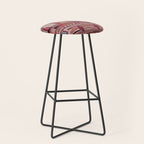 Earthy Berber Geometry Stool Gallery Image 1