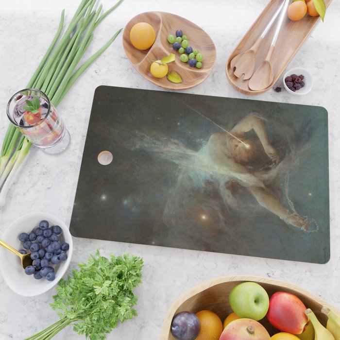 "Falling Star" by Witold Pruszkowski (1884) Cutting Board Gallery Image 2
