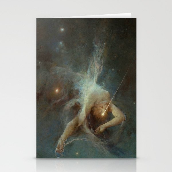 "Falling Star" by Witold Pruszkowski (1884) Stationery Card Gallery Image 2