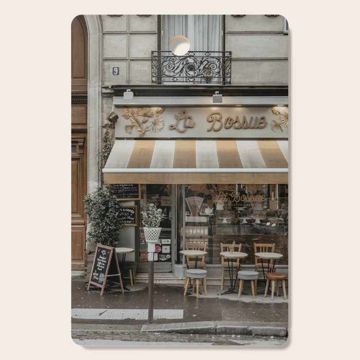 Paris, France, Coffee Shop Cutting Board Gallery Image 1