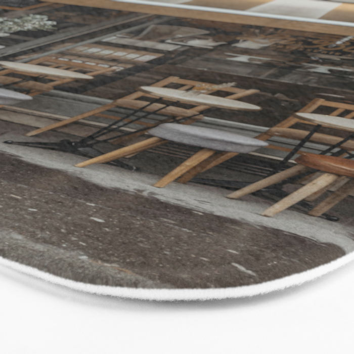 Paris, France, Coffee Shop Bath Mat Gallery Image 3