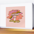 Aries Mushroom Wall Mural Gallery Image 2