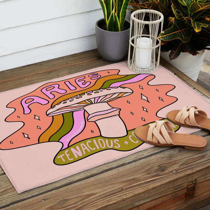 Aries Mushroom Outdoor Rug Gallery Image 2