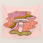 Aries Mushroom Wall Tapestry Gallery Image 4