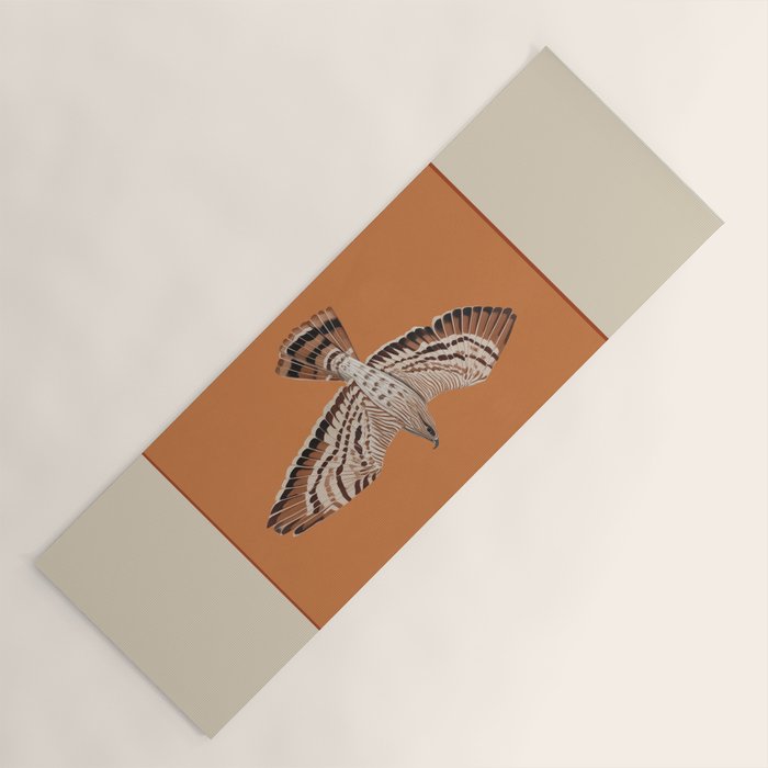 Hawk in Still Flight Yoga Mat Gallery Image 1