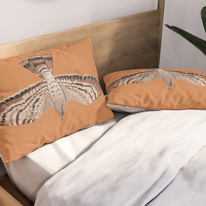 Hawk in Still Flight Pillow Sham Gallery Image 2