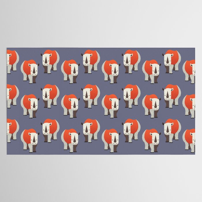 Whimsy Rhinoceros Tablecloth Gallery Image 2