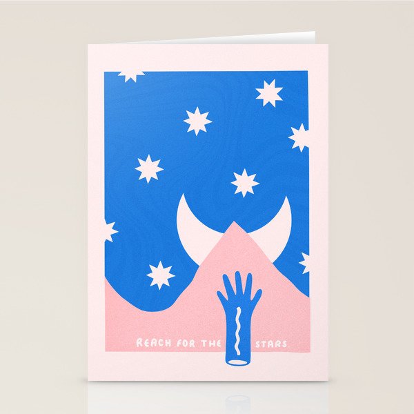 Reach for the Stars (Literally) Stationery Card