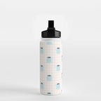 Coffee mug drink cartoon doodle pattern Water Bottle Gallery Image 2