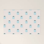 Coffee mug drink cartoon doodle pattern Welcome Mat Gallery Image 1