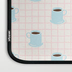 Coffee mug drink cartoon doodle pattern Laptop Sleeve Gallery Image 3