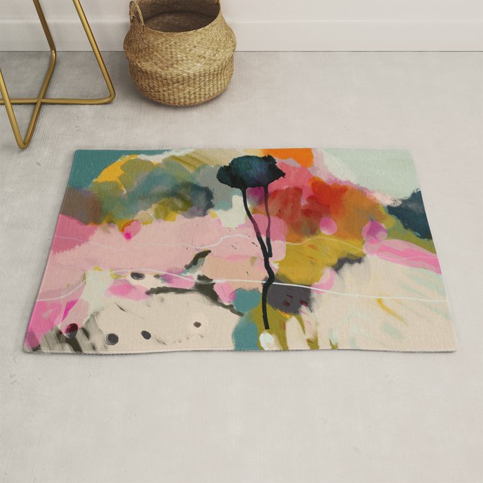 paysage abstract Rug Gallery Image 1