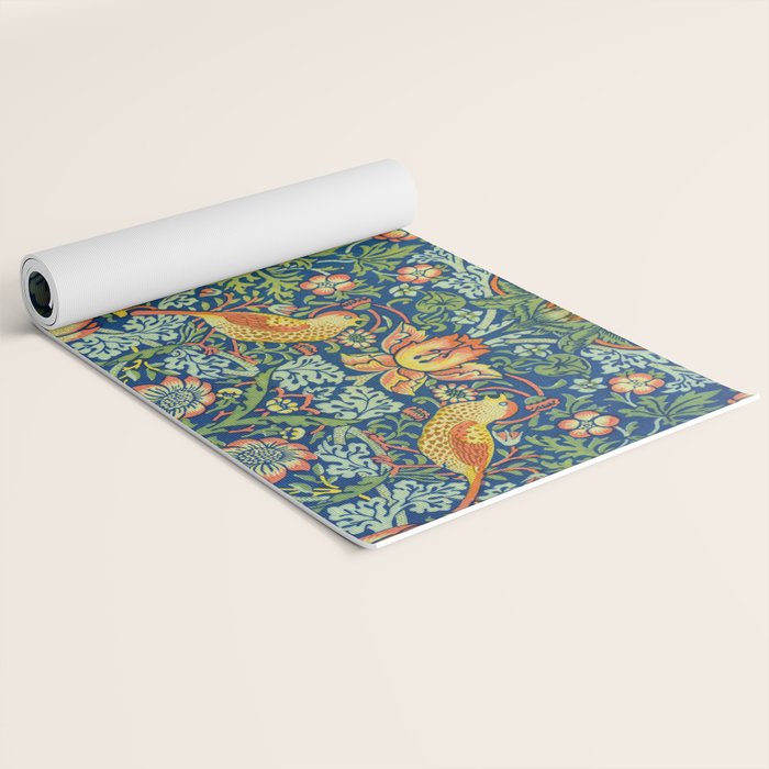William Morris "Strawberry Thief" 11. Yoga Mat Gallery Image 2