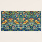 William Morris "Strawberry Thief" 11. Desk Mat Gallery Image 3