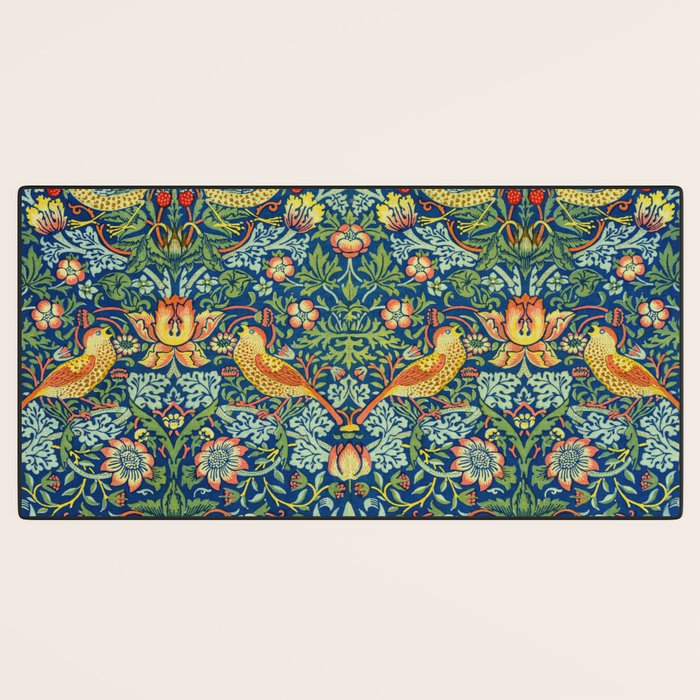 William Morris "Strawberry Thief" 11. Desk Mat Gallery Image 3