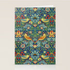 William Morris "Strawberry Thief" 11. Stationery Card Gallery Image 2