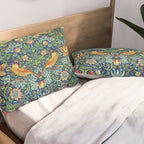 William Morris "Strawberry Thief" 11. Pillow Sham Gallery Image 2