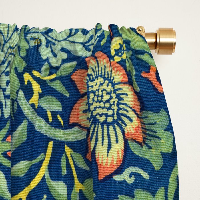 William Morris "Strawberry Thief" 11. Window Curtain Gallery Image 2