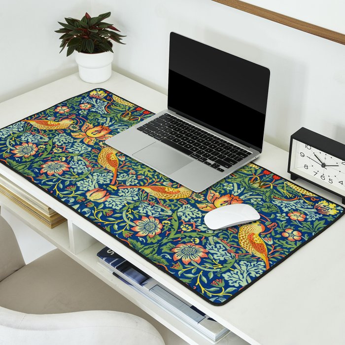 William Morris "Strawberry Thief" 11. Desk Mat Gallery Image 2