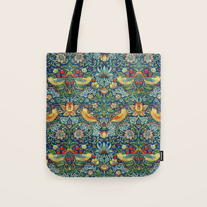 William Morris "Strawberry Thief" 11. Tote Bag Gallery Image 1