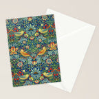 William Morris "Strawberry Thief" 11. Stationery Card Gallery Image 2