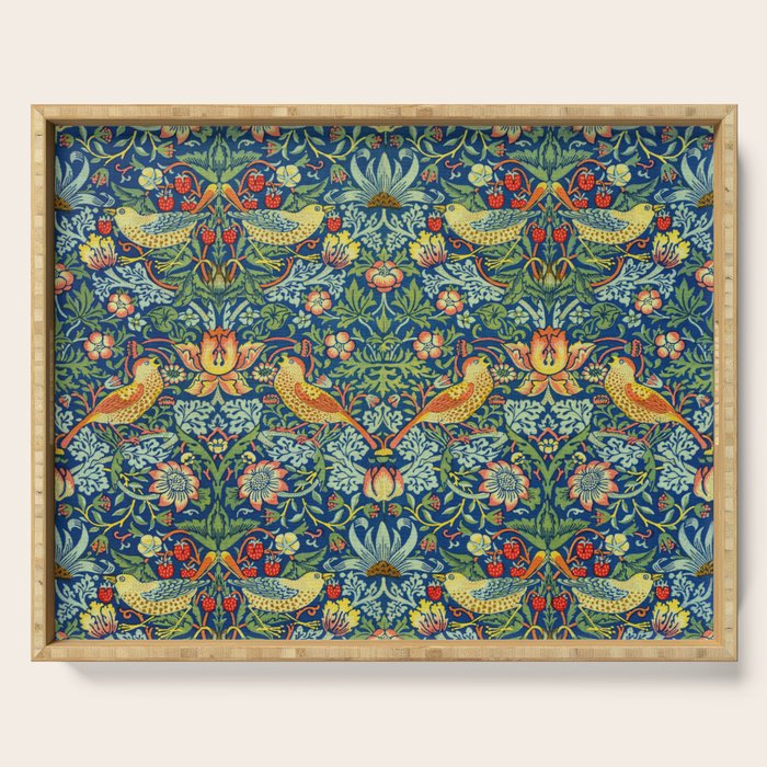 William Morris "Strawberry Thief" 11. Serving Tray Gallery Image 1