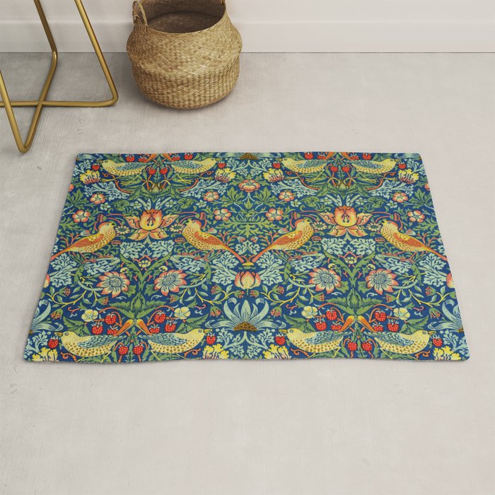 William Morris "Strawberry Thief" 11. Rug Gallery Image 1