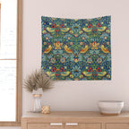 William Morris "Strawberry Thief" 11. Wall Tapestry Gallery Image 2