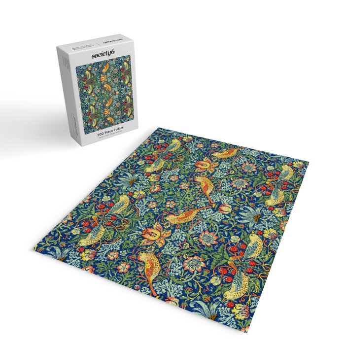 William Morris "Strawberry Thief" 11. Jigsaw Puzzle Gallery Image 2