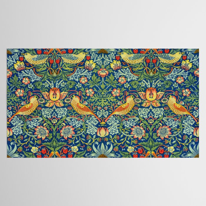 William Morris "Strawberry Thief" 11. Tablecloth Gallery Image 2