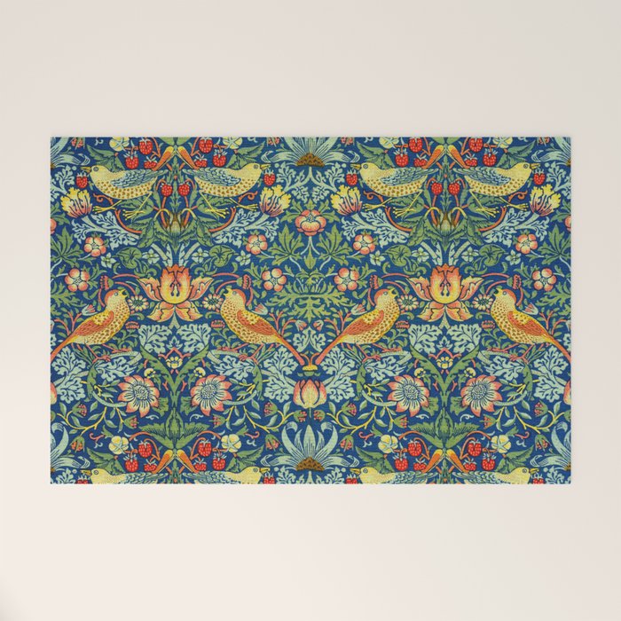 William Morris "Strawberry Thief" 11. Welcome Mat Gallery Image 1