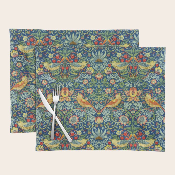 William Morris "Strawberry Thief" 11. Placemat Gallery Image 1