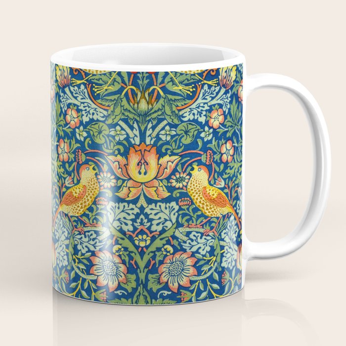William Morris "Strawberry Thief" 11. Coffee Mug Gallery Image 1